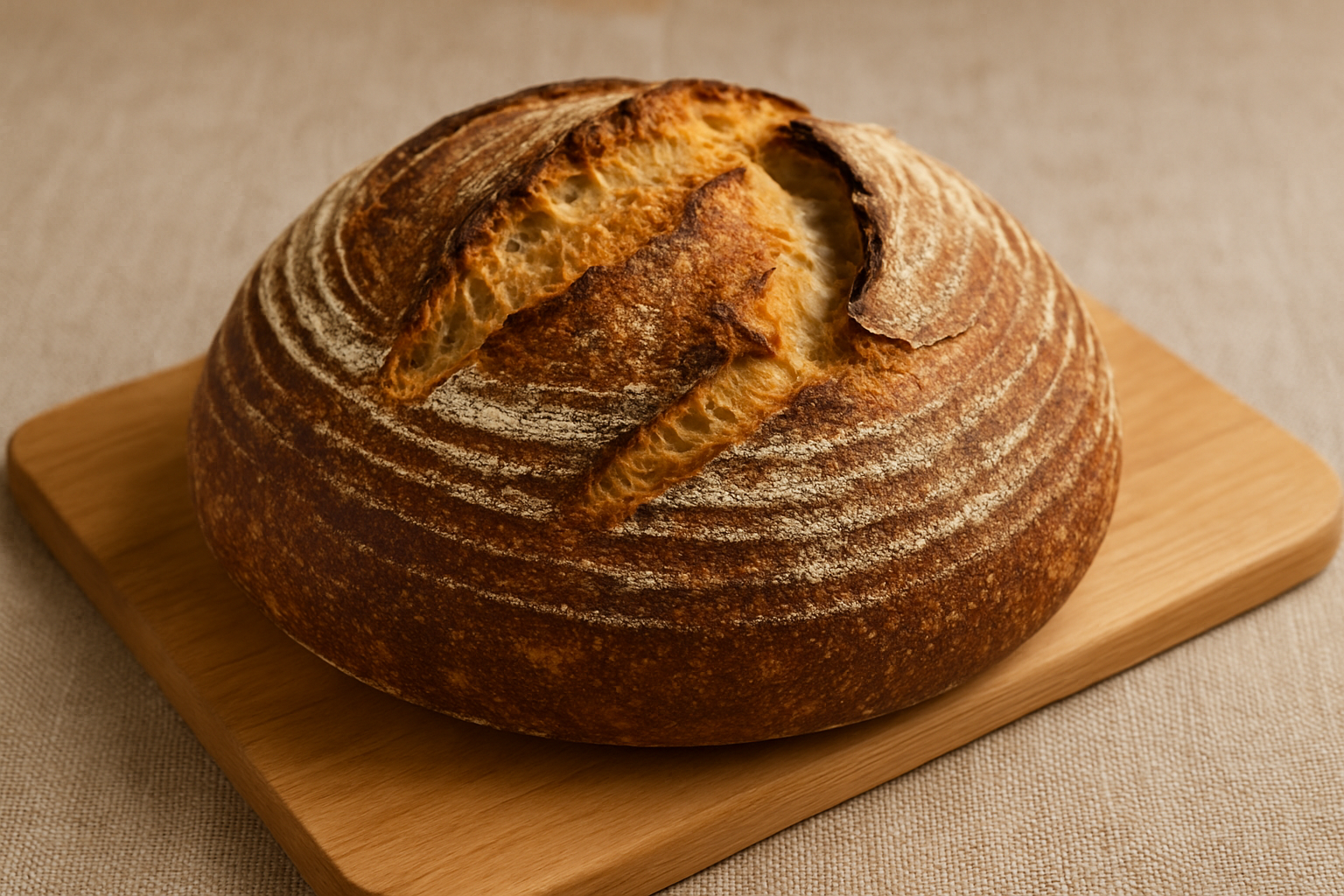 Classic sourdough loaf